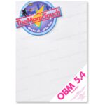 Papel transfer para telas oscuras OBM 5.4, 10 hojas A4